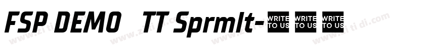 FSP DEMO   TT Sprmlt字体转换